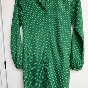 MICHAEL Michael Kors Green Geometric Dress